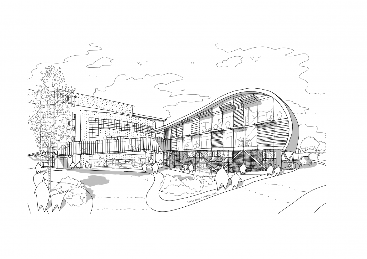 Rehabilitation Centre Of Excellence Johnson Design Partnership   MH Sketch 1 R1 1170x827 